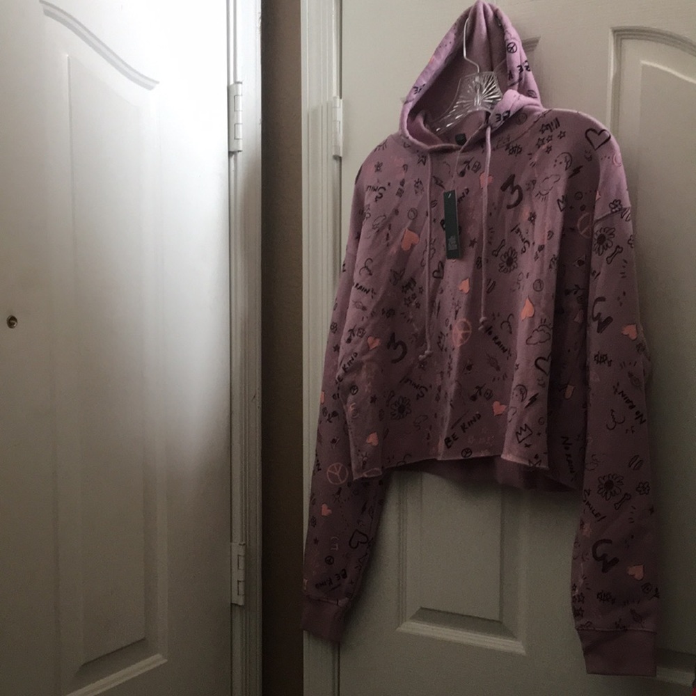 FINAL MARKDOWN Wild fable hooded cropped sweatshirt extra Large NWT